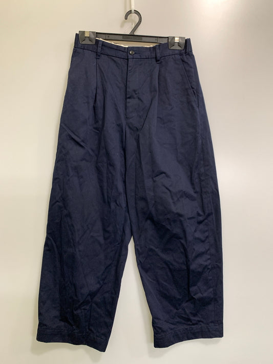 【中古品】【メンズ】 GRAPHPAPER グラフペーパー WESTPOINT CHINO WIDE TAPERED TROUSER GM251-40070B ウエストポイント チノ ワイドテーパードパンツ ボトムス 151-261020-yn-13-min サイズ：1 カラー：ネイビー 万代Net店