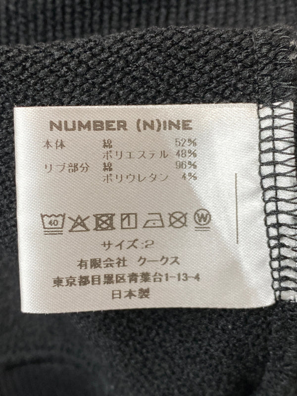 【中古品】【メンズ】 NUMBER (N)INE ナンバーナイン 2P SKULL WAPPEN JERSEY TRACK JACKET ツーピー スカル ワッペン ジャージ トラック ジャケット メンズ アウター 140-261022-em-37-min サイズ：2 カラー：ブラック 万代Net店