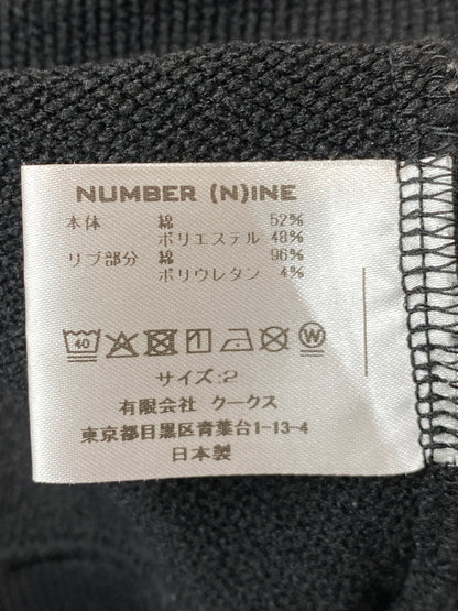 【中古品】【メンズ】 NUMBER (N)INE ナンバーナイン 2P SKULL WAPPEN JERSEY TRACK JACKET ツーピー スカル ワッペン ジャージ トラック ジャケット メンズ アウター 140-261022-em-37-min サイズ：2 カラー：ブラック 万代Net店