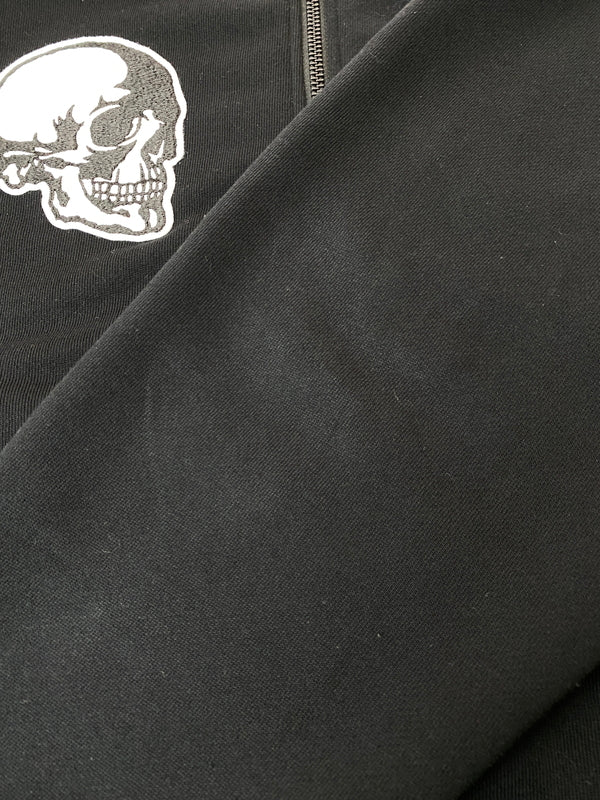 【中古品】【メンズ】 NUMBER (N)INE ナンバーナイン 2P SKULL WAPPEN JERSEY TRACK JACKET ツーピー スカル ワッペン ジャージ トラック ジャケット メンズ アウター 140-261022-em-37-min サイズ：2 カラー：ブラック 万代Net店