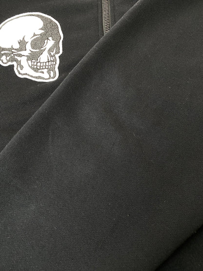 【中古品】【メンズ】 NUMBER (N)INE ナンバーナイン 2P SKULL WAPPEN JERSEY TRACK JACKET ツーピー スカル ワッペン ジャージ トラック ジャケット メンズ アウター 140-261022-em-37-min サイズ：2 カラー：ブラック 万代Net店
