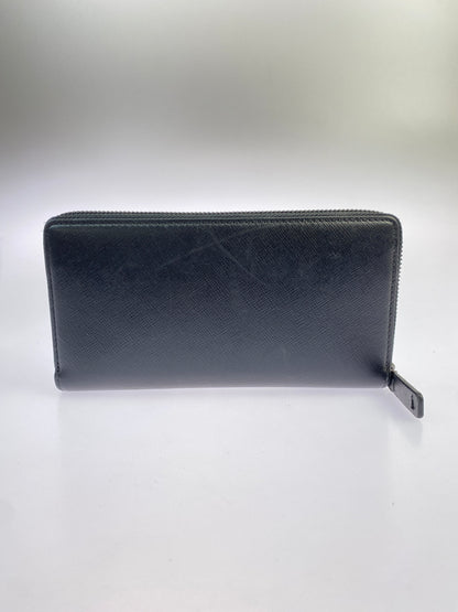 【中古品】【レディース】 JIMMY CHOO ジミーチュウ ラウンドファスナー 財布 長財布 181-261027-jt-02-min カラー：ブラック 万代Net店