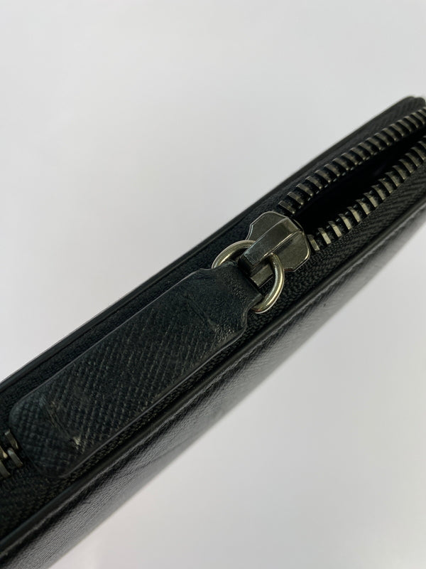 【中古品】【レディース】 JIMMY CHOO ジミーチュウ ラウンドファスナー 財布 長財布 181-261027-jt-02-min カラー：ブラック 万代Net店