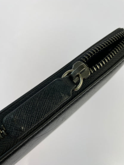 【中古品】【レディース】 JIMMY CHOO ジミーチュウ ラウンドファスナー 財布 長財布 181-261027-jt-02-min カラー：ブラック 万代Net店