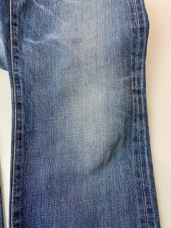 【現状渡し品】【メンズ】 S DOUBLE エスダブル DENIM PANTS デニムパンツ メンズ ボトムス ジーパン ジーンズ 153-261022-em-63-min サイズ：32 カラー：インディゴ 万代Net店