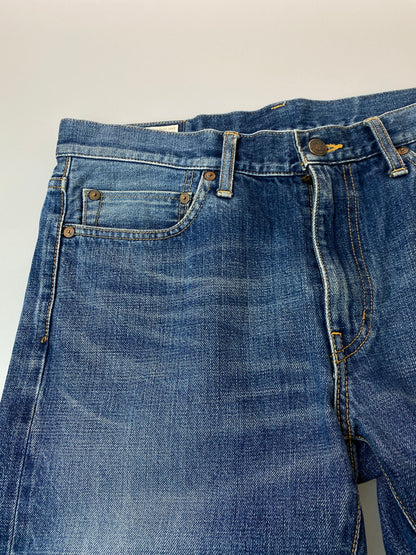 【現状渡し品】【メンズ】 S DOUBLE エスダブル DENIM PANTS デニムパンツ メンズ ボトムス ジーパン ジーンズ 153-261022-em-63-min サイズ：32 カラー：インディゴ 万代Net店