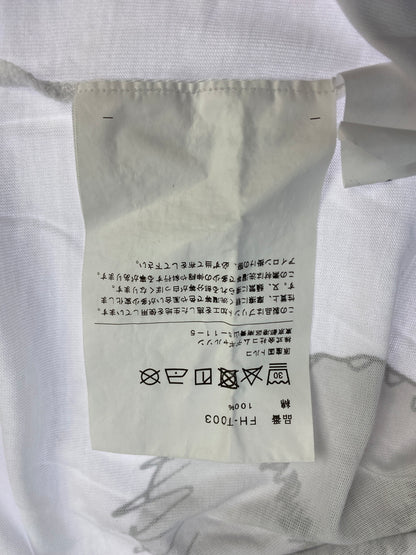 【中古品】【メンズ】 COMME DES GARCONS SHIRT × KAWS コムデギャルソンシャツ カウズ KAWS CDG T-SHIRT PRINT 2 カウズ Tシャツ プリント FH-T003 トップス 140-261023-hu-21-min サイズ：XL カラー：ホワイト 万代Net店