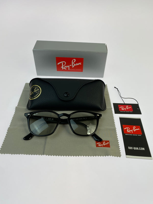 【中古品】【メンズ】 RAY-BAN レイバン ORB4258F ウェリントン サングラス アイウエア 203-261027-jt-16-min サイズ：52□20 150 カラー：ブラック 万代Net店