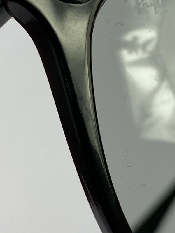 【中古品】【メンズ】 RAY-BAN レイバン ORB4258F ウェリントン サングラス アイウエア 203-261027-jt-16-min サイズ：52□20 150 カラー：ブラック 万代Net店