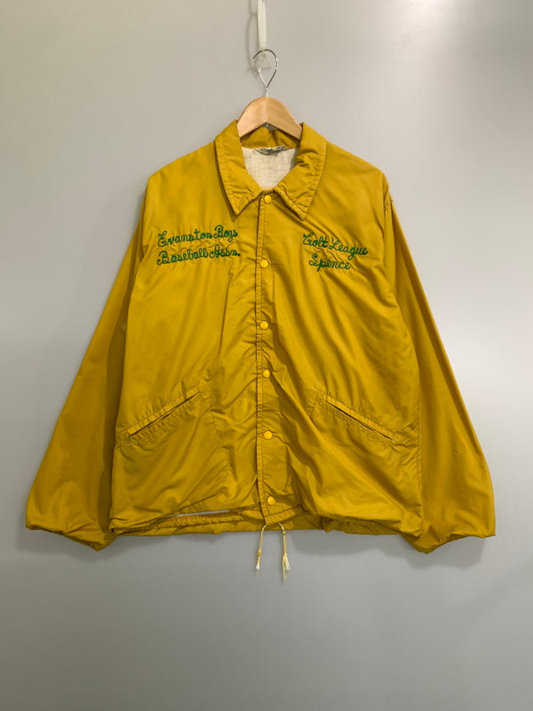 【現状渡し品】【メンズ】 WESTWIND ウエストウィンド 70'S COACH JACKET コーチジャケット ヴィンテージ アウター 146-261023-hu-09-min サイズ：L カラー：イエロー系 万代Net店