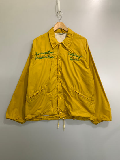 【現状渡し品】【メンズ】 WESTWIND ウエストウィンド 70'S COACH JACKET コーチジャケット ヴィンテージ アウター 146-261023-hu-09-min サイズ：L カラー：イエロー系 万代Net店