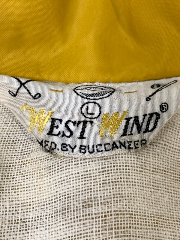 【現状渡し品】【メンズ】 WESTWIND ウエストウィンド 70'S COACH JACKET コーチジャケット ヴィンテージ アウター 146-261023-hu-09-min サイズ：L カラー：イエロー系 万代Net店