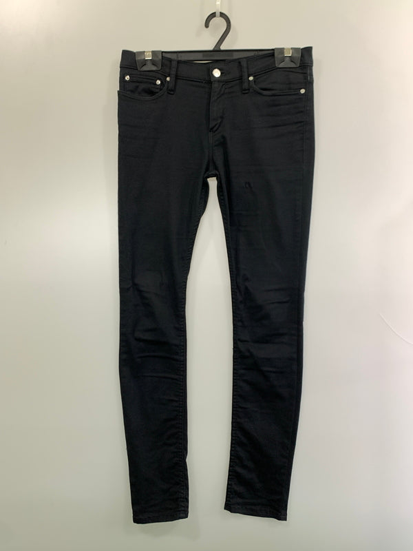 【中古品】【メンズ】 666 ロクロクロク コットンスキニーパンツ ボトムス 156-261027-jt-26-min サイズ：28 カラー：ブラック 万代Net店
