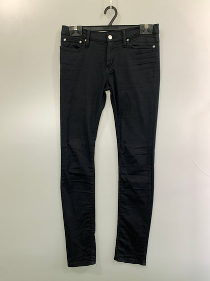 【中古品】【メンズ】 666 ロクロクロク コットンスキニーパンツ ボトムス 156-261027-jt-26-min サイズ：28 カラー：ブラック 万代Net店