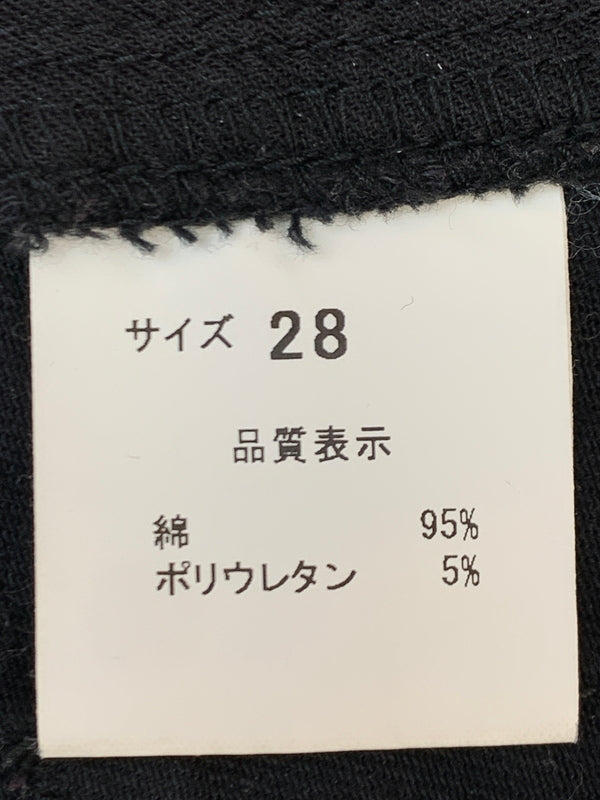 【中古品】【メンズ】 666 ロクロクロク コットンスキニーパンツ ボトムス 156-261027-jt-26-min サイズ：28 カラー：ブラック 万代Net店