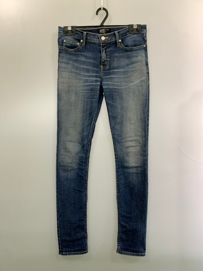 【中古品】【メンズ】 666 ロクロクロク スキニーデニム デニムパンツ ボトムス 156-261027-jt-27-min サイズ：28 カラー：インディゴ 万代Net店