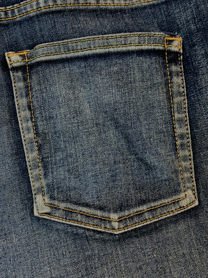 【中古品】【メンズ】 666 ロクロクロク スキニーデニム デニムパンツ ボトムス 156-261027-jt-27-min サイズ：28 カラー：インディゴ 万代Net店