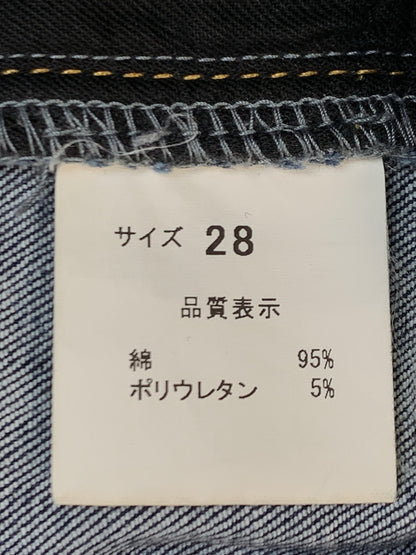 【中古品】【メンズ】 666 ロクロクロク スキニーデニム デニムパンツ ボトムス 156-261027-jt-27-min サイズ：28 カラー：インディゴ 万代Net店