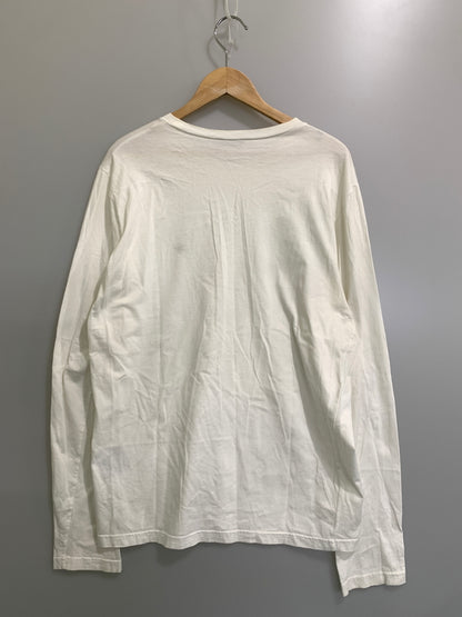 【中古品】【メンズ】 DIOR HOMME ディオール・オム クリスヴァンアッシュ期 BEE LS TEE 863J626B0446 ビー ロングスリーブ 長袖Tシャツ 蜂 刺繍 メンズ トップス 141-261020-em-22-min サイズ：L カラー：ホワイト 万代Net店