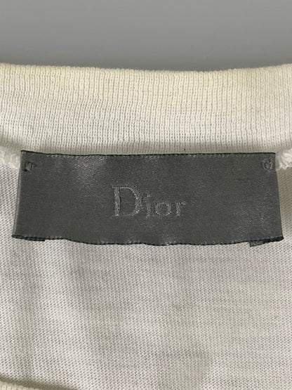 【中古品】【メンズ】 DIOR HOMME ディオール・オム クリスヴァンアッシュ期 BEE LS TEE 863J626B0446 ビー ロングスリーブ 長袖Tシャツ 蜂 刺繍 メンズ トップス 141-261020-em-22-min サイズ：L カラー：ホワイト 万代Net店