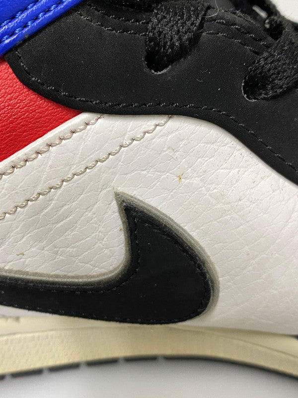 【中古品】【メンズ】 NIKE ナイキ AIR JORDAN 1 MID 554724-124 エアジョーダン1 ミッド トップ3 スニーカー メンズ 靴 シューズ 160-261022-em-27-min サイズ：28.5cm カラー： ホワイト / ハイパーロイヤル / ユニバーシティレッド / ブラック 万代Net店