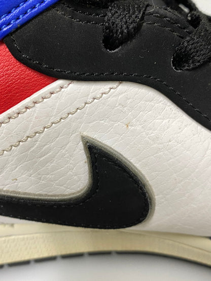 【中古品】【メンズ】 NIKE ナイキ AIR JORDAN 1 MID 554724-124 エアジョーダン1 ミッド トップ3 スニーカー メンズ 靴 シューズ 160-261022-em-27-min サイズ：28.5cm カラー： ホワイト / ハイパーロイヤル / ユニバーシティレッド / ブラック 万代Net店