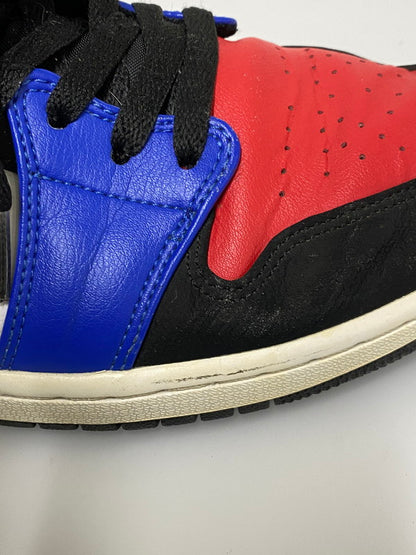 【中古品】【メンズ】 NIKE ナイキ AIR JORDAN 1 MID 554724-124 エアジョーダン1 ミッド トップ3 スニーカー メンズ 靴 シューズ 160-261022-em-27-min サイズ：28.5cm カラー： ホワイト / ハイパーロイヤル / ユニバーシティレッド / ブラック 万代Net店