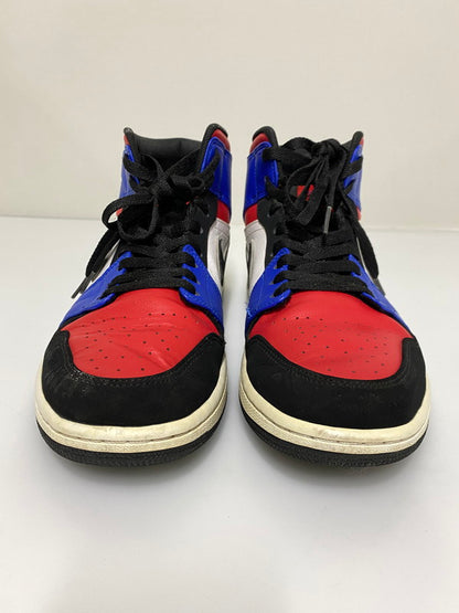 【中古品】【メンズ】 NIKE ナイキ AIR JORDAN 1 MID 554724-124 エアジョーダン1 ミッド トップ3 スニーカー メンズ 靴 シューズ 160-261022-em-27-min サイズ：28.5cm カラー： ホワイト / ハイパーロイヤル / ユニバーシティレッド / ブラック 万代Net店
