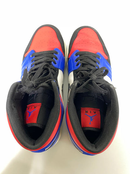 【中古品】【メンズ】 NIKE ナイキ AIR JORDAN 1 MID 554724-124 エアジョーダン1 ミッド トップ3 スニーカー メンズ 靴 シューズ 160-261022-em-27-min サイズ：28.5cm カラー： ホワイト / ハイパーロイヤル / ユニバーシティレッド / ブラック 万代Net店