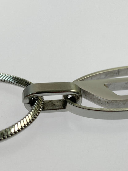 【中古品】【メンズ】 DIESEL ディーゼル D LOGO NECKLACE ロゴ ネックレス アクセサリー 193-261027-jt-07-min カラー：シルバー 万代Net店