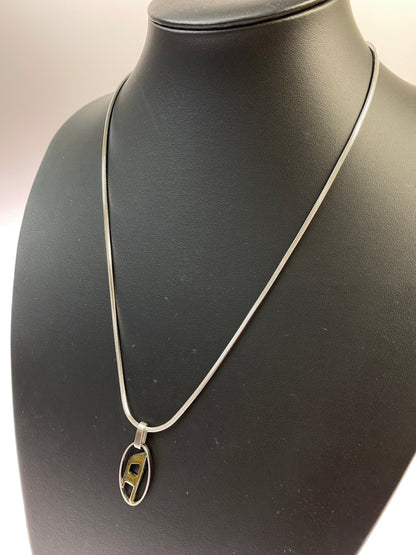 【中古品】【メンズ】 DIESEL ディーゼル D LOGO NECKLACE ロゴ ネックレス アクセサリー 193-261027-jt-07-min カラー：シルバー 万代Net店