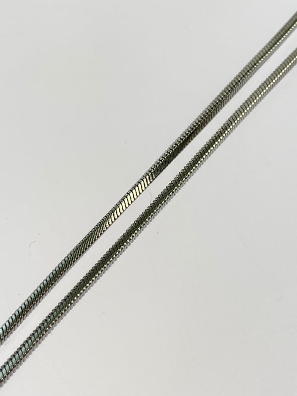 【中古品】【メンズ】 DIESEL ディーゼル D LOGO NECKLACE ロゴ ネックレス アクセサリー 193-261027-jt-07-min カラー：シルバー 万代Net店