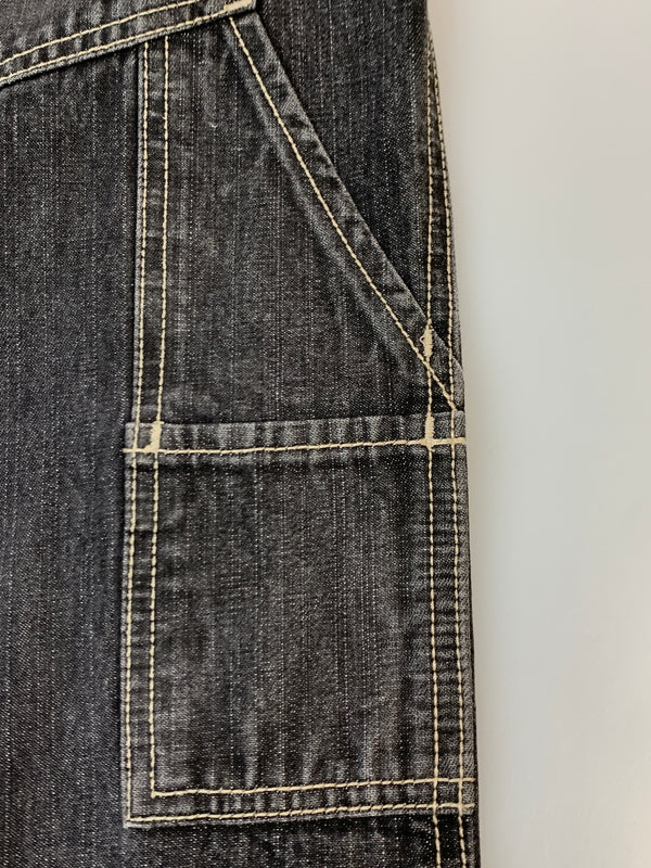 【中古品】【メンズ】 ROCAWEAR ロカウェア DENIM PAINTER PANT デニム ペインターパンツ デニムパンツ 157-261027-jt-24-min サイズ：36×34 カラー：ブラック 万代Net店
