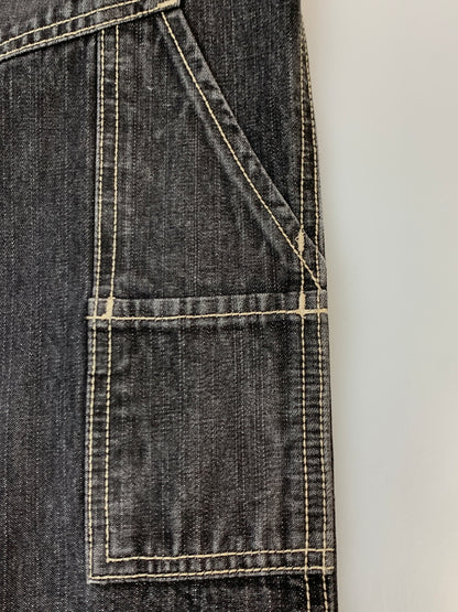 【中古品】【メンズ】 ROCAWEAR ロカウェア DENIM PAINTER PANT デニム ペインターパンツ デニムパンツ 157-261027-jt-24-min サイズ：36×34 カラー：ブラック 万代Net店