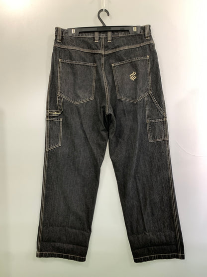 【中古品】【メンズ】 ROCAWEAR ロカウェア DENIM PAINTER PANT デニム ペインターパンツ デニムパンツ 157-261027-jt-24-min サイズ：36×34 カラー：ブラック 万代Net店