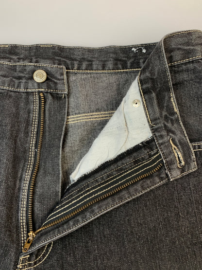 【中古品】【メンズ】 ROCAWEAR ロカウェア DENIM PAINTER PANT デニム ペインターパンツ デニムパンツ 157-261027-jt-24-min サイズ：36×34 カラー：ブラック 万代Net店
