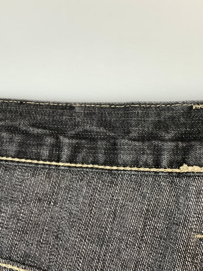 【中古品】【メンズ】 ROCAWEAR ロカウェア DENIM PAINTER PANT デニム ペインターパンツ デニムパンツ 157-261027-jt-24-min サイズ：36×34 カラー：ブラック 万代Net店