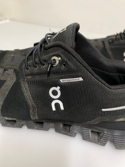 【現状渡し品】【メンズ】 ON オン CLOUD 6 WATERPROOF クラウド シックス ウォータープルーフ スニーカー メンズ シューズ 靴 163-261022-em-31-min サイズ：27.0cm カラー：ブラック 万代Net店