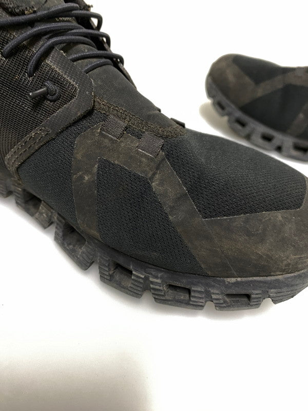 【現状渡し品】【メンズ】 ON オン CLOUD 6 WATERPROOF クラウド シックス ウォータープルーフ スニーカー メンズ シューズ 靴 163-261022-em-31-min サイズ：27.0cm カラー：ブラック 万代Net店