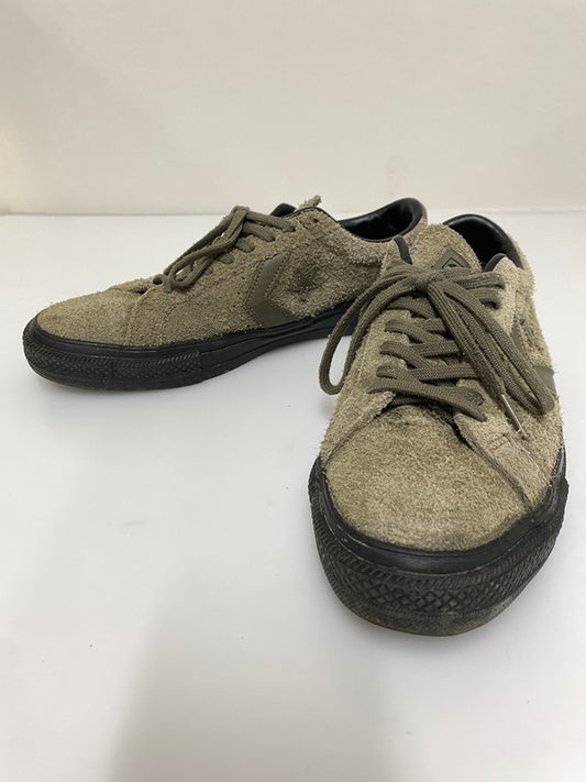 【中古品】【メンズ】 CONVERSE SKATEBOARDING コンバース スケートボーディング PRORIDE SK OX プロライド SK オックス ローカット スニーカー メンズ シューズ 靴 163-261022-em-30-min サイズ：27.5cm カラー：モスグリーン系 万代Net店
