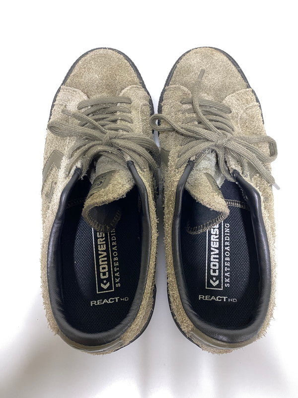 【中古品】【メンズ】 CONVERSE SKATEBOARDING コンバース スケートボーディング PRORIDE SK OX プロライド SK オックス ローカット スニーカー メンズ シューズ 靴 163-261022-em-30-min サイズ：27.5cm カラー：モスグリーン系 万代Net店