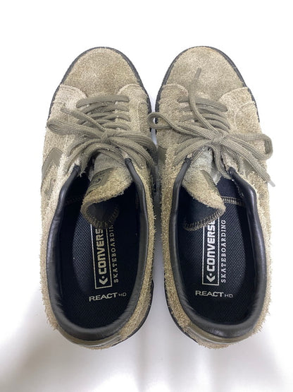 【中古品】【メンズ】 CONVERSE SKATEBOARDING コンバース スケートボーディング PRORIDE SK OX プロライド SK オックス ローカット スニーカー メンズ シューズ 靴 163-261022-em-30-min サイズ：27.5cm カラー：モスグリーン系 万代Net店