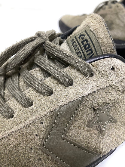 【中古品】【メンズ】 CONVERSE SKATEBOARDING コンバース スケートボーディング PRORIDE SK OX プロライド SK オックス ローカット スニーカー メンズ シューズ 靴 163-261022-em-30-min サイズ：27.5cm カラー：モスグリーン系 万代Net店
