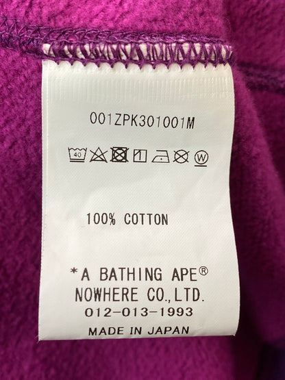 【中古品】【メンズ】 A BATHING APE アベイシングエイプ SHARK HOODIE OZXSWM115001M シャーク フーディ メンズ フルジップ パーカー スウェット 142-261022-em-41-min サイズ：XL カラー：パープル系 万代Net店