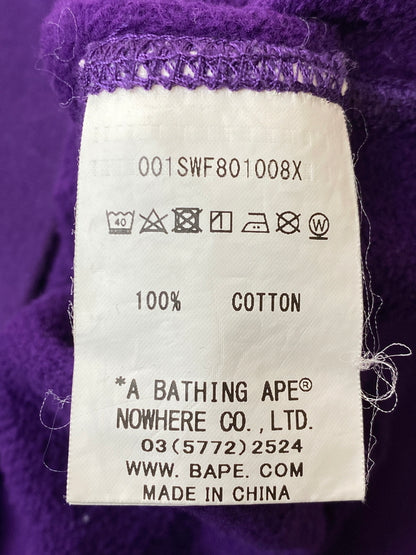 【中古品】【メンズ】 A BATHING APE アベイシン タイガー プリント クルーネック スウェットグエイプ TIGER PLINT CREWNECK SWEAT メンズ トップス トレーナー 142-261022-em-40-min サイズ：XL カラー：パープル 万代Net店