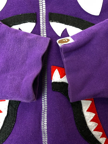【中古品】【メンズ】 A BATHING APE アベイシン タイガー プリント クルーネック スウェットグエイプ TIGER PLINT CREWNECK SWEAT メンズ トップス トレーナー 142-261022-em-40-min サイズ：XL カラー：パープル 万代Net店