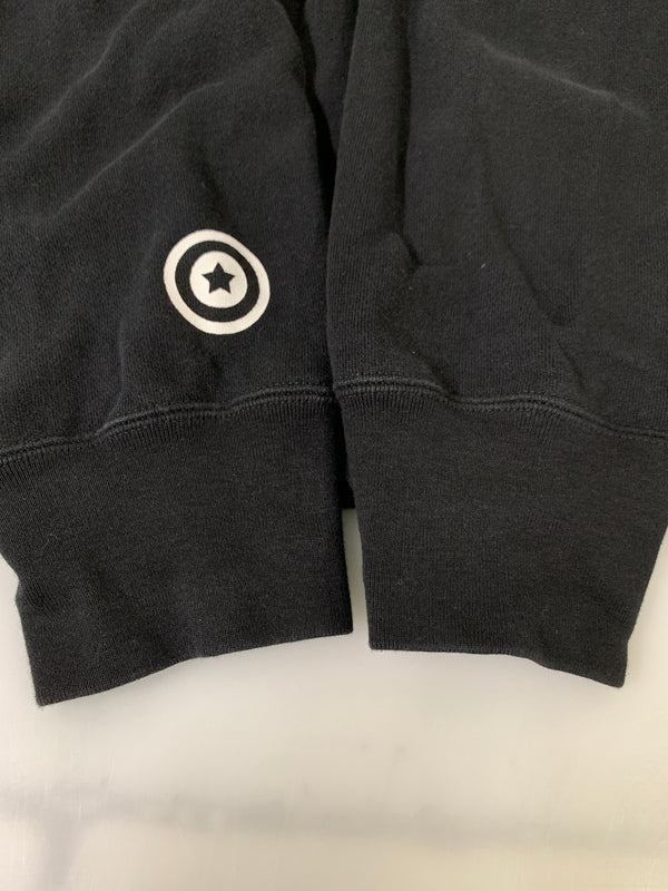 【中古品】【メンズ】 A BATHING APE アベイシングエイプ TIGER PLINT CREWNECK SWEAT タイガー プリント クルーネック スウェット 長袖 トレーナー メンズ トップス 142-261020-em-20-min サイズ：XL カラー：ブラック 万代Net店