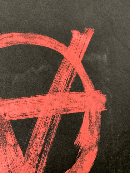 【中古品】【メンズ】 VETEMENTS ヴェトモン 20SS ANARCHY TEE アナーキー プリント 半袖 Tシャツ ショートスリーブ メンズ トップス 141-261020-em-17-min サイズ：S カラー：ブラック 万代Net店