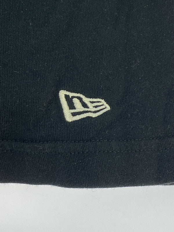 【中古品】【メンズ】 YOHJI YAMAMOTO × NEW ERA ヨウジヤマモト ニューエラ 21SS SMILE LOGO T-SHIRT スマイル ロゴ Tシャツ 半袖 ショートスリーブ 140-261023-hu-22-min サイズ：XL カラー：ブラック 万代Net店