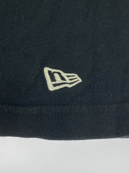 【中古品】【メンズ】 YOHJI YAMAMOTO × NEW ERA ヨウジヤマモト ニューエラ 21SS SMILE LOGO T-SHIRT スマイル ロゴ Tシャツ 半袖 ショートスリーブ 140-261023-hu-22-min サイズ：XL カラー：ブラック 万代Net店
